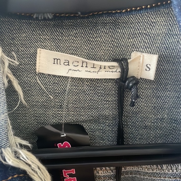 Machine Distressed Jean Jacket - Picture 4 of 6